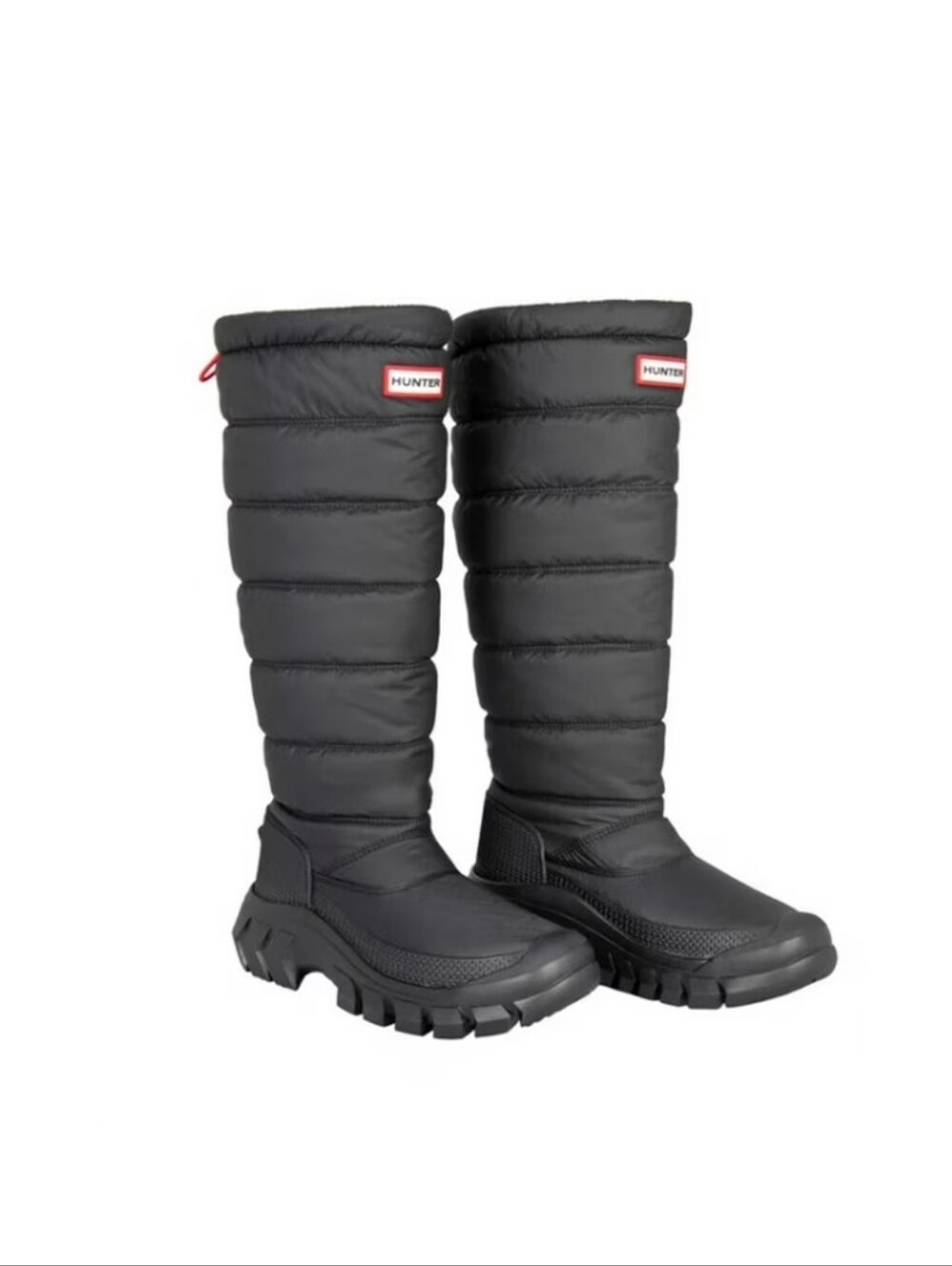 Hunter Intrepid Tall Snow Boot Black Waterproof Insulated UK 5 EU 38 US 7 - Picture 2 of 9